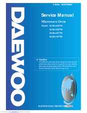 Daewoo KOR-63D70S Service Manual