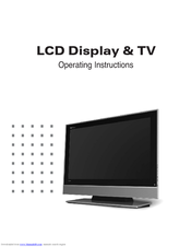 Daitsu LCD 32 Operating Instructions Manual