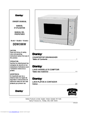 Danby DDW396W Owner's Manual