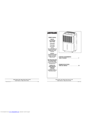 Danby ArcticAire ADR3006 Owner's Manual