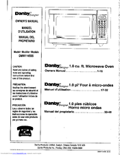Danby Designer DMW1145SS Owner's Manual