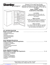 Danby Designer DAR1102BSL Owner's Use And Care Manual