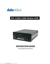 Datavideo MP-4100 Instruction Manual