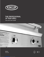 DCS BGA26-BQL Use And Care Manual