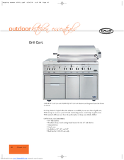 DCS Grill Cart CAD-48 Specifications