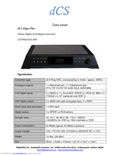 DCS Elgar Plus Datasheet