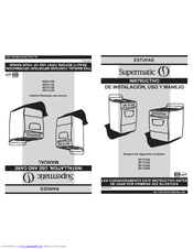 Supermatic SUPERMATIC SF13120 Installation And Use Manual