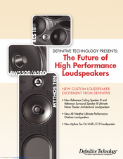 Definitive Technology UIW RCS III Brochure & Specs