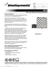 Delfield Shelleymatic MFSC-57 Specification Sheet