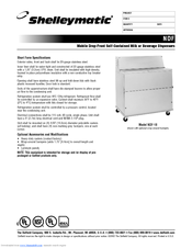 Delfield Shelleymatic NDF-12 Specification Sheet