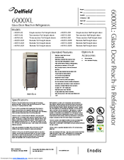 Delfield 6076XL-GHR Specifications