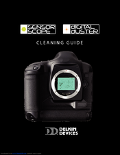 Delkin Devices SensorScope System Cleaning Manual