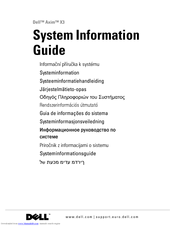 Dell Axim X3 Information Manual