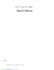 Dell Inspiron 8600 Owner's Manual