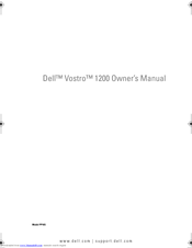 Dell Vostro 1200 Owner's Manual