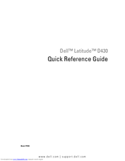 Dell Latitude GX148 Quick Reference Manual
