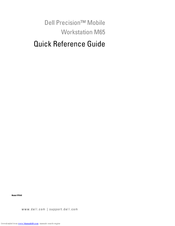Dell Precision TD010 Quick Reference Manual