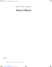 Dell XPS M2010 PP03X Owner's Manual