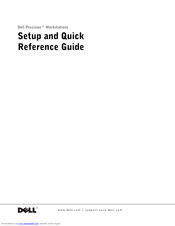 Dell Precision 7F867 Setup And Quick Reference Manual