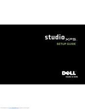 Dell Studio XPS DCMMF Setup Manual