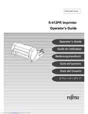 Fujitsu fi-412PR Operator's Manual