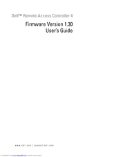 Dell Remote Access Controller 4 Firmware Version 1.30 User Manual