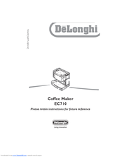 Delonghi EC710 Manuals ManualsLib