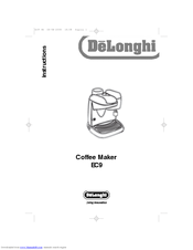 DeLonghi EC9 Instructions Manual