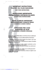 Delonghi TRH0715 Manuals | ManualsLib