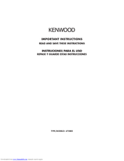 Kenwood 6708EK Instructions Manual