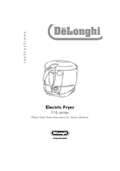 DeLonghi F16 Series Instructions Manual