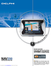 Delphi NAV200 - Portable GPS Navigation System Owner's Manual