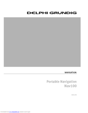 DELPHI GRUNDIG Portable Navigation Nav100 Operating Manual