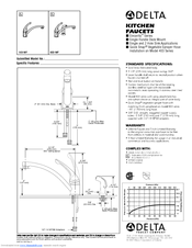 Delta 403-WF Specification Sheet