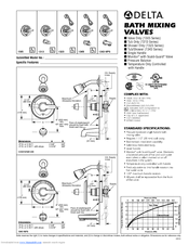 Delta 1313 Specification Sheet