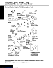 Delta Innovations Jetted Shower T18430 Series Parts Manual