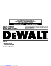 Dewalt DP3400 Instruction Manual