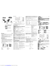 Delta Electronics Platinum Temperature Sensors DVP04PT-S Instruction Sheet
