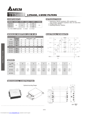 Delta Electronics Series Temperature Controller DTD Series Specification