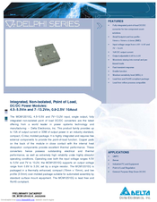 Delta Electronics 4.5V~ 5.5V Specification Sheet