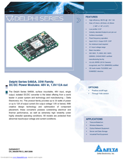 Delta Electronics S48SA Datasheet