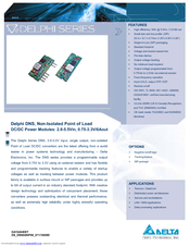 Delta Electronics Delphi Series DNS Datasheet