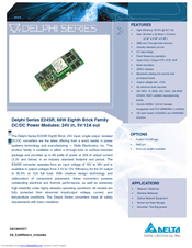 Delta Electronics Delphi Series E24SR Datasheet