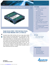 Delta Electronics Delphi H48SV05020NRFA Datasheet