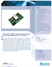 Delta Electronics Delphi Q48SP12017NRFH Datasheet