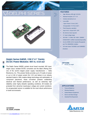 Delta Electronics Delphi S48SR Series Datasheet