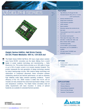 Delta Electronics Series H48SA Datasheet