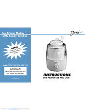 Deni ice cream maker user manual pdf