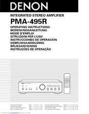 Denon PMA-495R Bedienungsanleitung