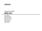 Denon RCD-CX1 Owner's Manual